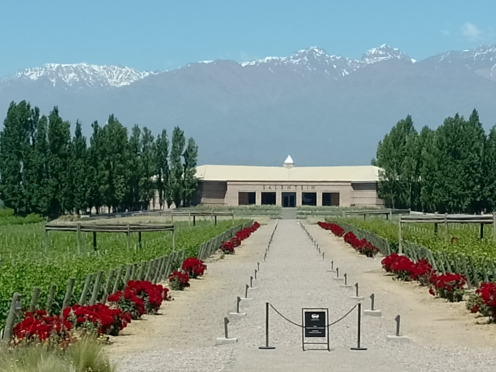 Front of the Salentein winery